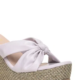 VALIOSAA Open Back Wedge Round Toe Heels image 4