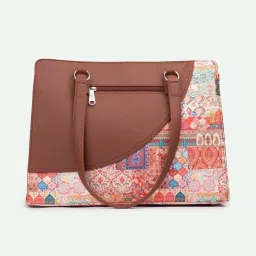 ZOUK Kutch Gamthi Printed Tote Handbag image 5