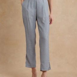RAREISM Multi Polyester Printed Trousers-image-39