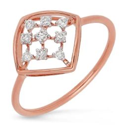 Malabar Gold and Diamonds 18k IGI Certified Diamond Rose Gold Ring for Women-picture-17