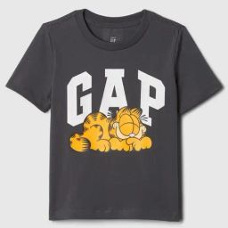 GAP Boys Darkgrey Cotton Graphic T-Shirt-image-3