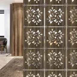 RANDOM Brown Floral Window Blinds-image-54
