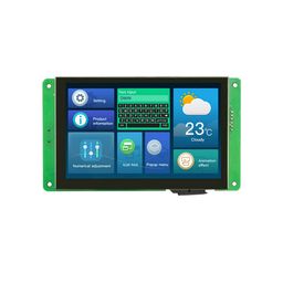 DWIN 5.0 Inch Display 800x480 RS232 HMI LCD Display Capacitive Touch 16MB Flash SD interface Buzzer(DMG80480C050_04WTC) - RS5593DWIN 5.0 Inch Display 800x480 RS232 HMI LCD Display Capacitive Touch 16MB Flash SD interface Buzzer(DMG80480C050_04WTC) - RS5593 image 1