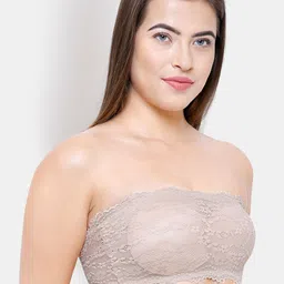NOIRA Pack Of 2 Non-Wired All Day Comfort Lightly Padded Bandeau Cotton Bra image 2