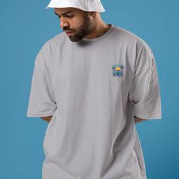 Moda Rapido Men Graphic prints Casual Cut Outs Oversized T-shirt-picture-44