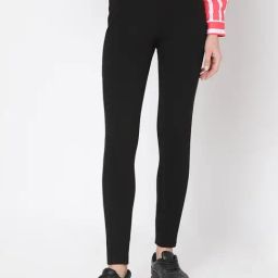 Vero Moda Black Solid Jeggings-image-21