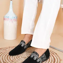 San Frissco Men's Black Casual Loafers-picture-31