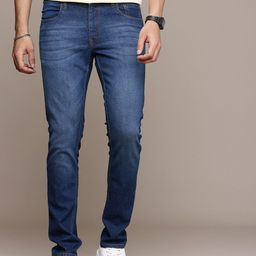 WROGN Men Slim Fit Light Fade Stretchable Jeans-image-53