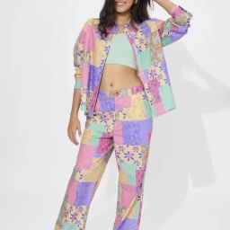 The Souled Store Multi Regular Print Jeans-12