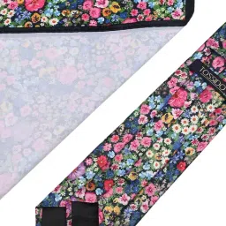 Tossido Multi Printed Necktie and Pocket Square Set For Men image 5
