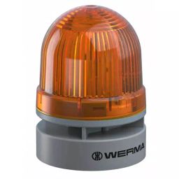 Werma Sounder Beacon EvoSIGNAL Mini Series Yellow 115-230 V AC IP66 Wall Mount 95dB at 1 Metre, 460.320.60-image-24