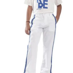 Rare Ones Boys White Cotton Solid Trousers-image-65