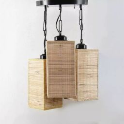 Tucasa NTU-226 Natural Bamboo B-22 Hanging Light (Beige)-image-95