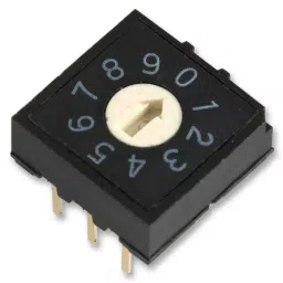 MULTICOMP PRO Rotary Coded Switches ROTARY DIP SWITCH, MCRH3AF-10R-picture-3
