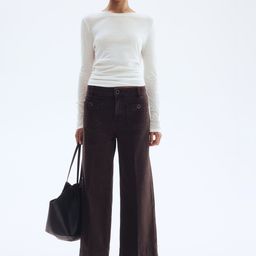 H&M Wide High Ankle Jeans-image-35