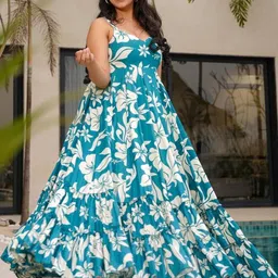 CORSICA Floral Print Maxi Dress-picture-18