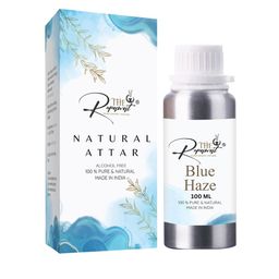 THE RUPAWAT Perfumery House Blue Haze Natural & Alcohol Free Attar - 100 ml-image-87