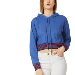 Miss Chase Blue Cotton Sweatshirt-picture-28