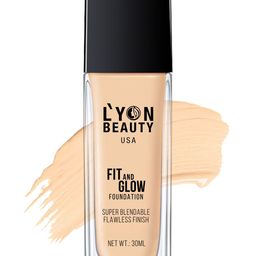 Lyon Beauty USA Fit & Glow Foundation- 30ml- 01 Ivory Rose-45