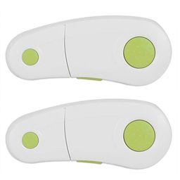 Safe-O-Kid Child Safety Cabinet Lock Pack Of 2 - Green-11