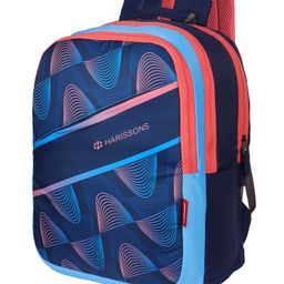 HARISSONS Sine Black Grey Lightweight School Backpack Stylish & Functional for Students.(Age-9 to 12 Year-Height 18 Inches)-image-86