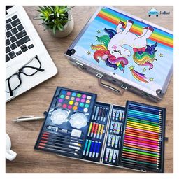 FunBlast Unicorn Color Box with Multiple Coloring Kit - Pack of 1, Color of Box May Vary image 2
