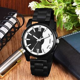 CSAMON Men Solid Dial & Straps Analogue Watch J16 C1002BLK D NEW PU-image-84