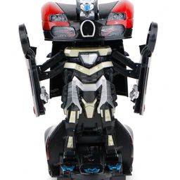 Toysire Robot Convertible Transform Car Toy for Kids 360° Rotating Deformation Robot Car Toy - Red image 3
