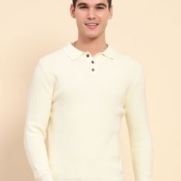 Global Republic Men Ribbed Winter Pullover-image-5