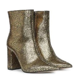 Saint G Womens Black Stretch Suede Ankle Boots-picture-42