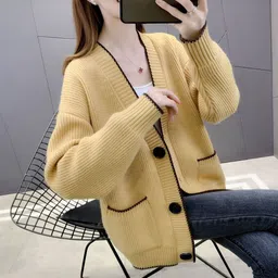 StyleCast Women Cable Knit Woollen Cardigan-picture-16