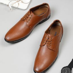 Kosher Men Round Toe Formal Derbys-image-87