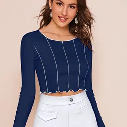 CORSICA Striped Crop Top-17