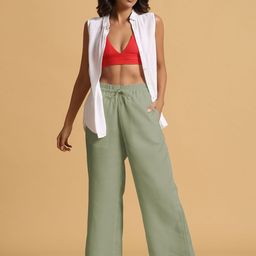 trueBrowns Women Classic Straight Fit Trousers-picture-15