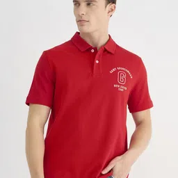 GANT Men Polo Collar Pure Cotton Pockets T-shirt-image-15