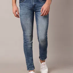 TQS Men Slim Fit Heavy Fade Stretchable Jeans-picture-24