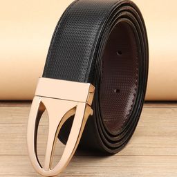 Killer Men Textured Reversible Formal Belt-image-80
