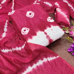 HMP Fashion Bnadhani Printed Unstitched Dress Material-image-72