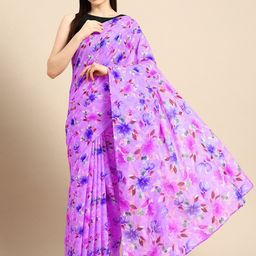 BUTA BUTI Floral Printed Pure Cotton Saree-image-101