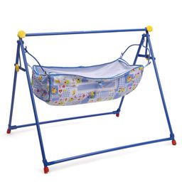 Mothertouch Indo Cradle Bear Print - Navy-14