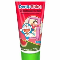 DentoShine Doraemon Watermelon Flavoured Gel Toothpaste - 80 gm-image-76