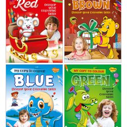 Sawan My Copy to Colour Books Set of 4 - English-16