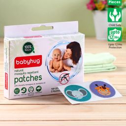 Babyhug Waterproof Natural Mosquito Repellent Patches - 12 Pieces-picture-24