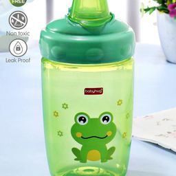 Babyhug Frog Print Soft Silicone Spout Sipper Green - 360 ml-20