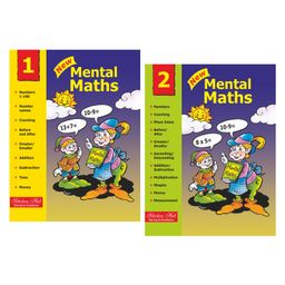 Mental Maths Vol 1 Vol 2 Activity Books Pack of 2 - English-3