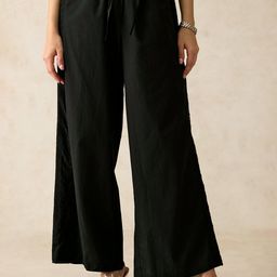 Virgio Pamela Lace Detail Pull-Up Pants-image-25