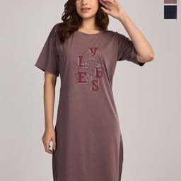 Duchess Printed Nightdress-image-104