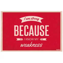 Inephos Red & Pink Typography Photograph Wall Art-image-72