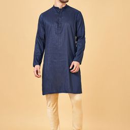indus route by Pantaloons Men Striped Kurta-picture-12