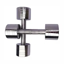 HackerX Set Of 2 Fixed Weight Dumbbell - 5Kg Each-33